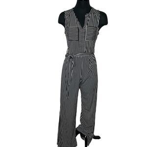 Monteau Striped Jumpsuit - Women’s S‎